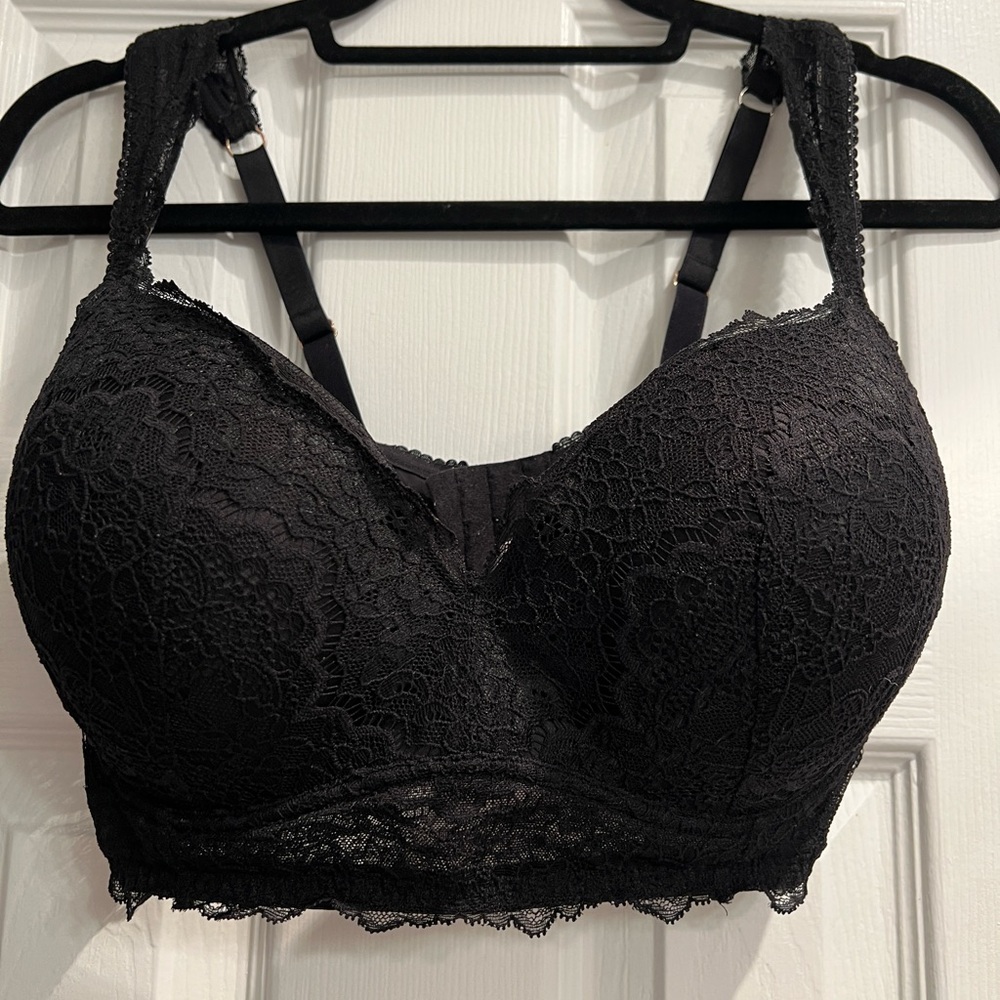 Black Lace VS Padded Bra 36DD